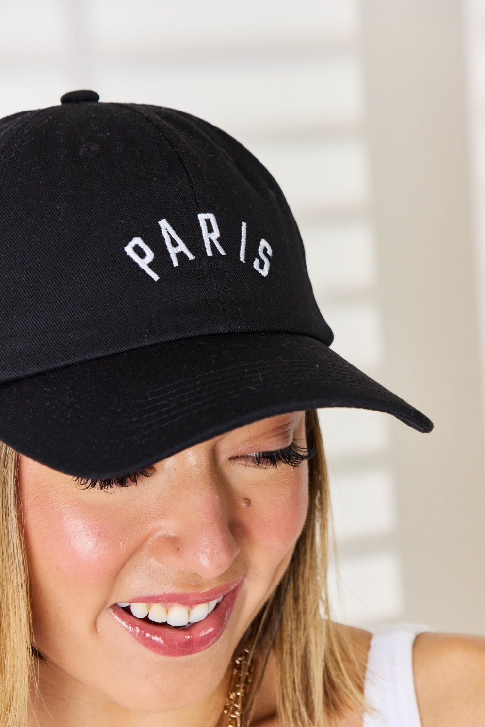 Paris Embroidered City Baseball Cap