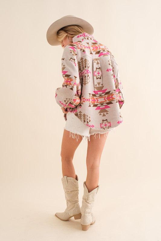 Aztec Western Pullover - Wildflower Hippies