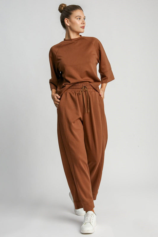 Drawstring Wide Leg Pants with Pockets - Wildflower Hippies