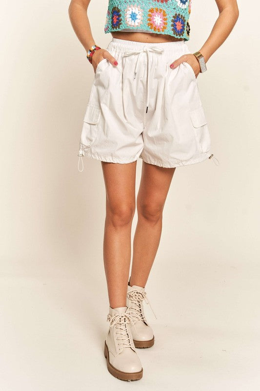 Drawstring Shorts with Pockets