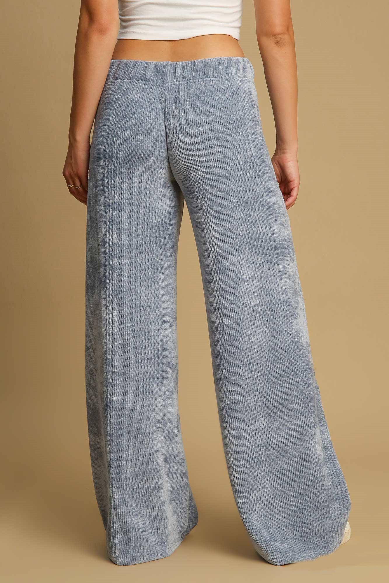 Elastic Waist Wide Leg Pants - Wildflower Hippies