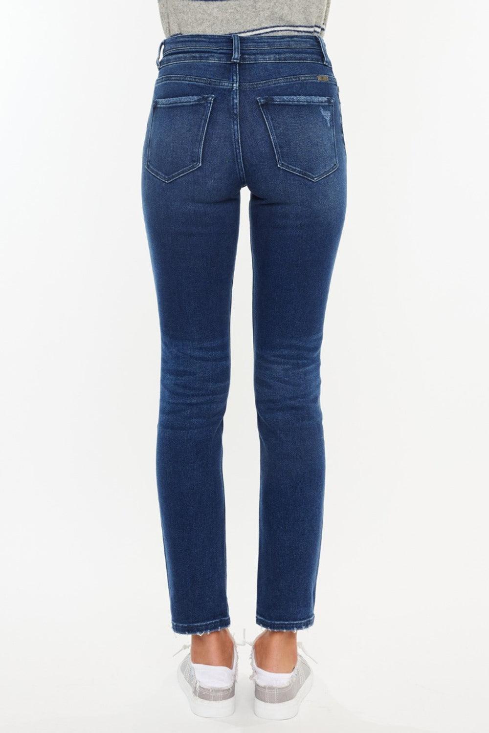 Kancan High Rise Slim Straight Jeans - Wildflower Hippies