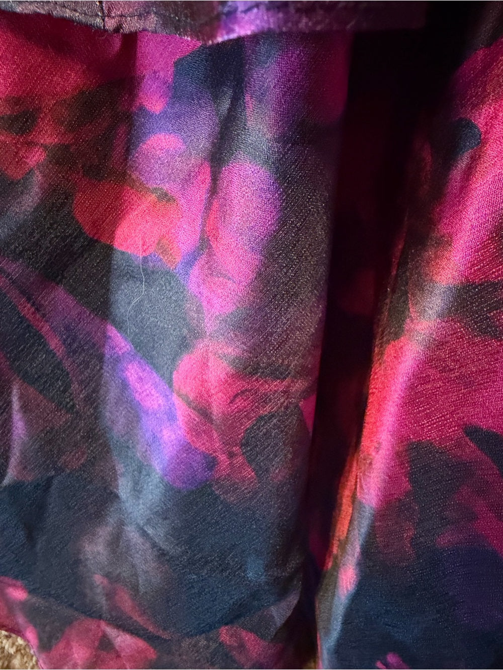 Xscape Black Berry long sheets dress
