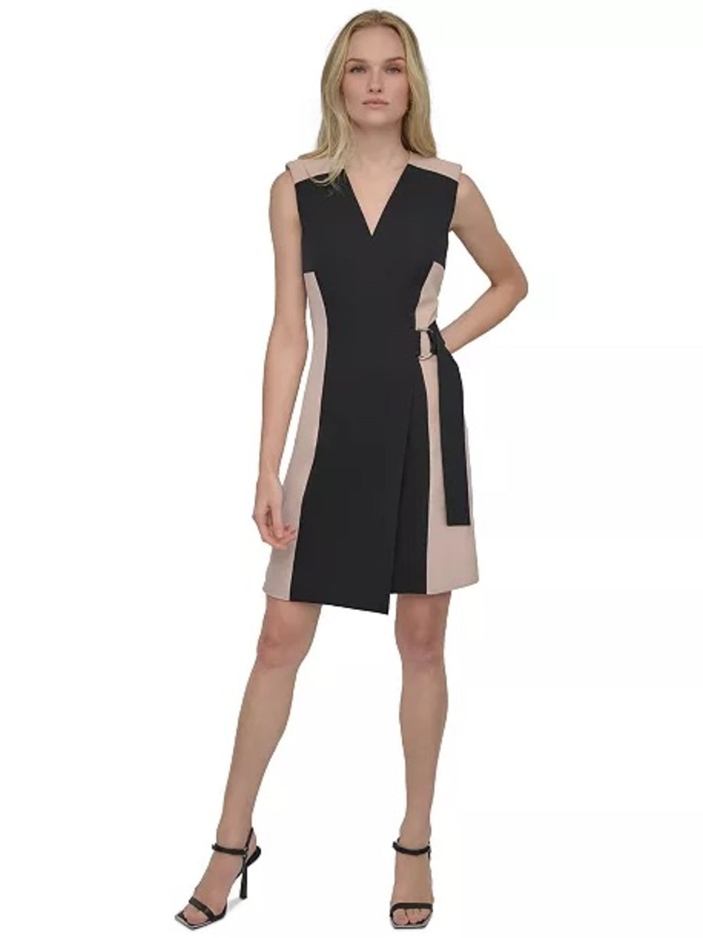 DKNY Colorblocked Sheath Dress: Elevate Your Style Effortlessly