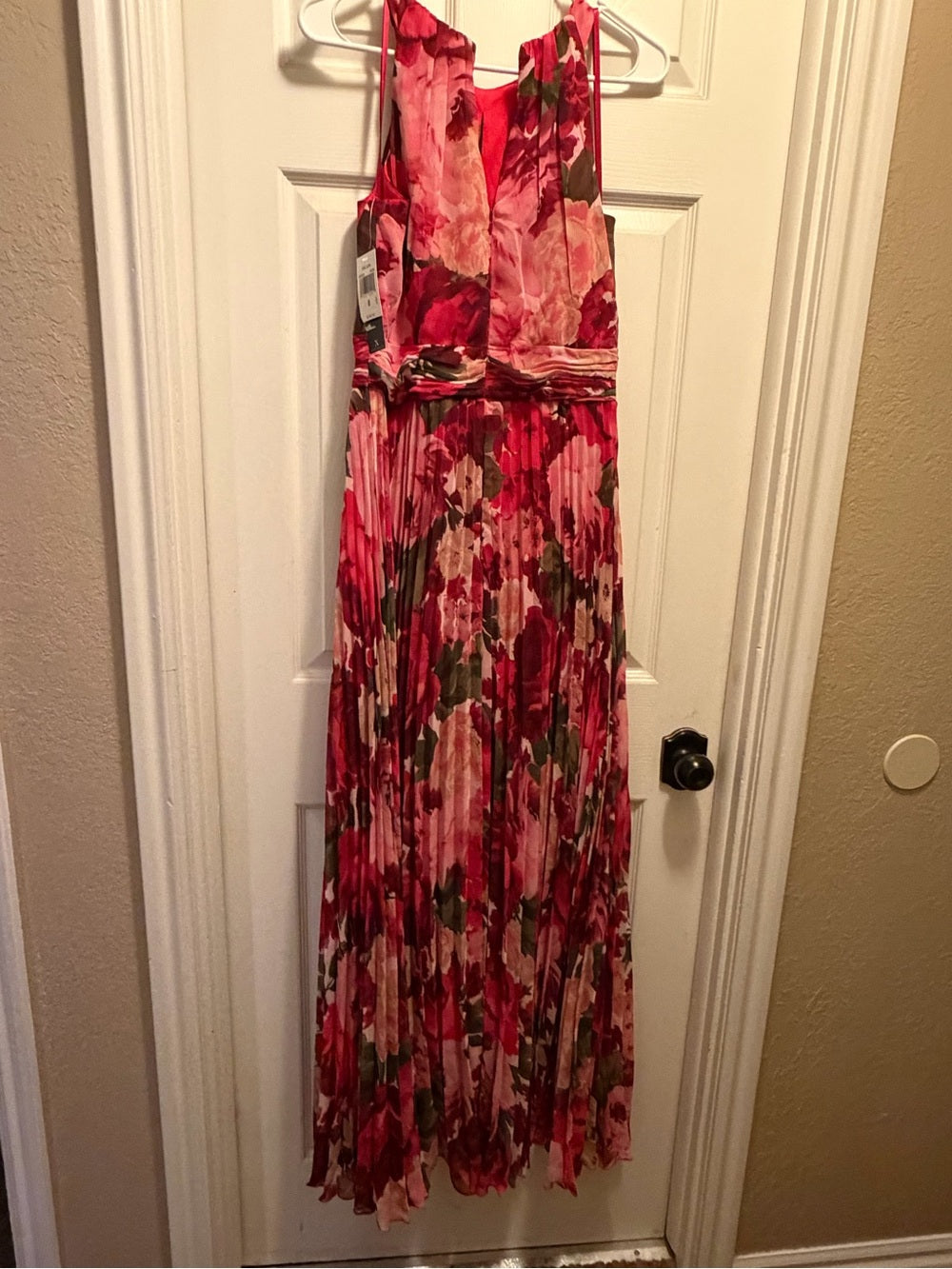 Elevate Your Style with the Xscape Floral Halter Maxi Dress