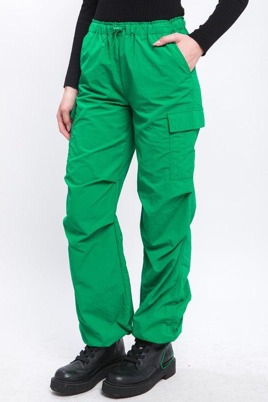 Loose Fit Parachute Cargo Pants - Wildflower Hippies