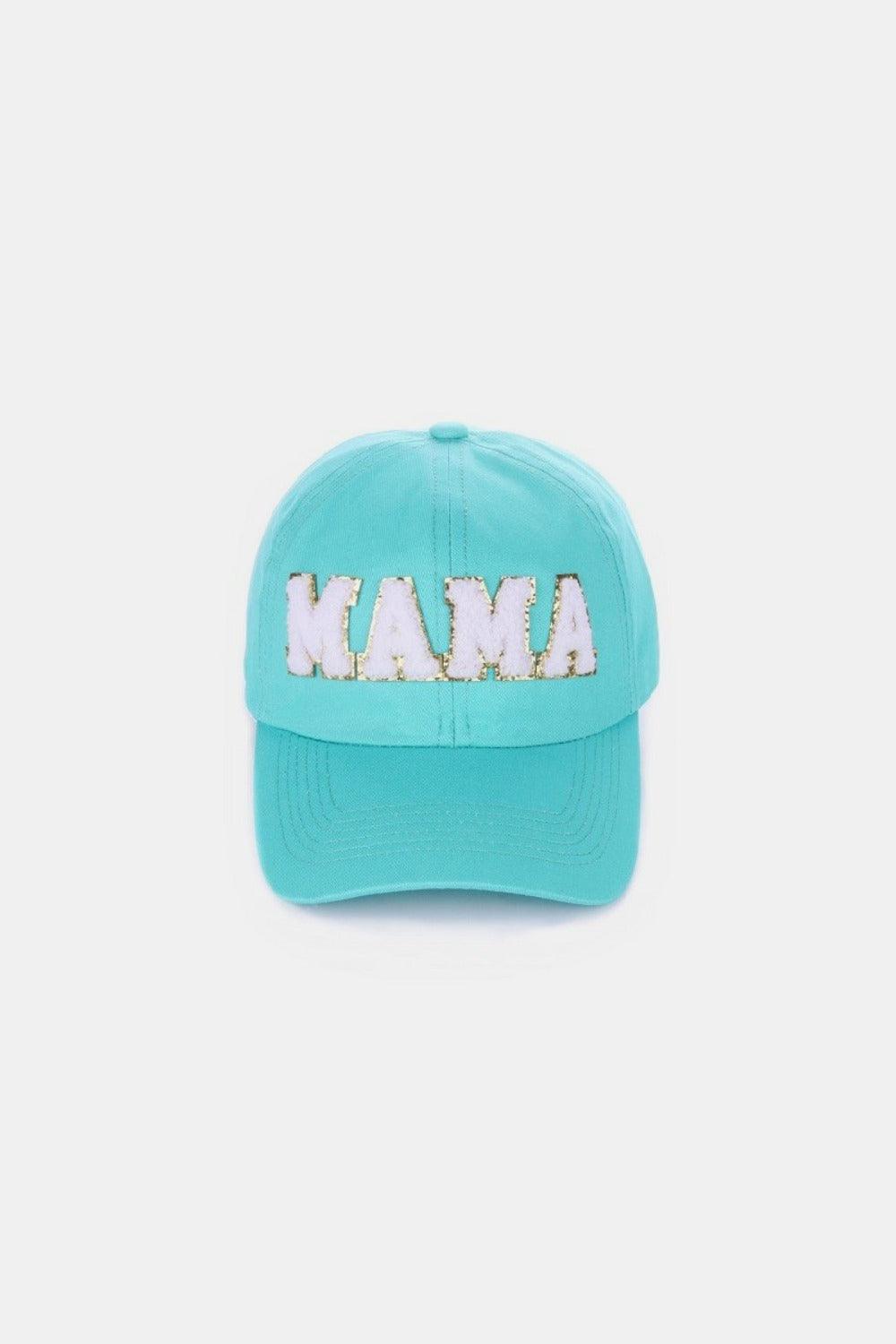 MAMA Chenille Patch Baseball Cap - Wildflower Hippies