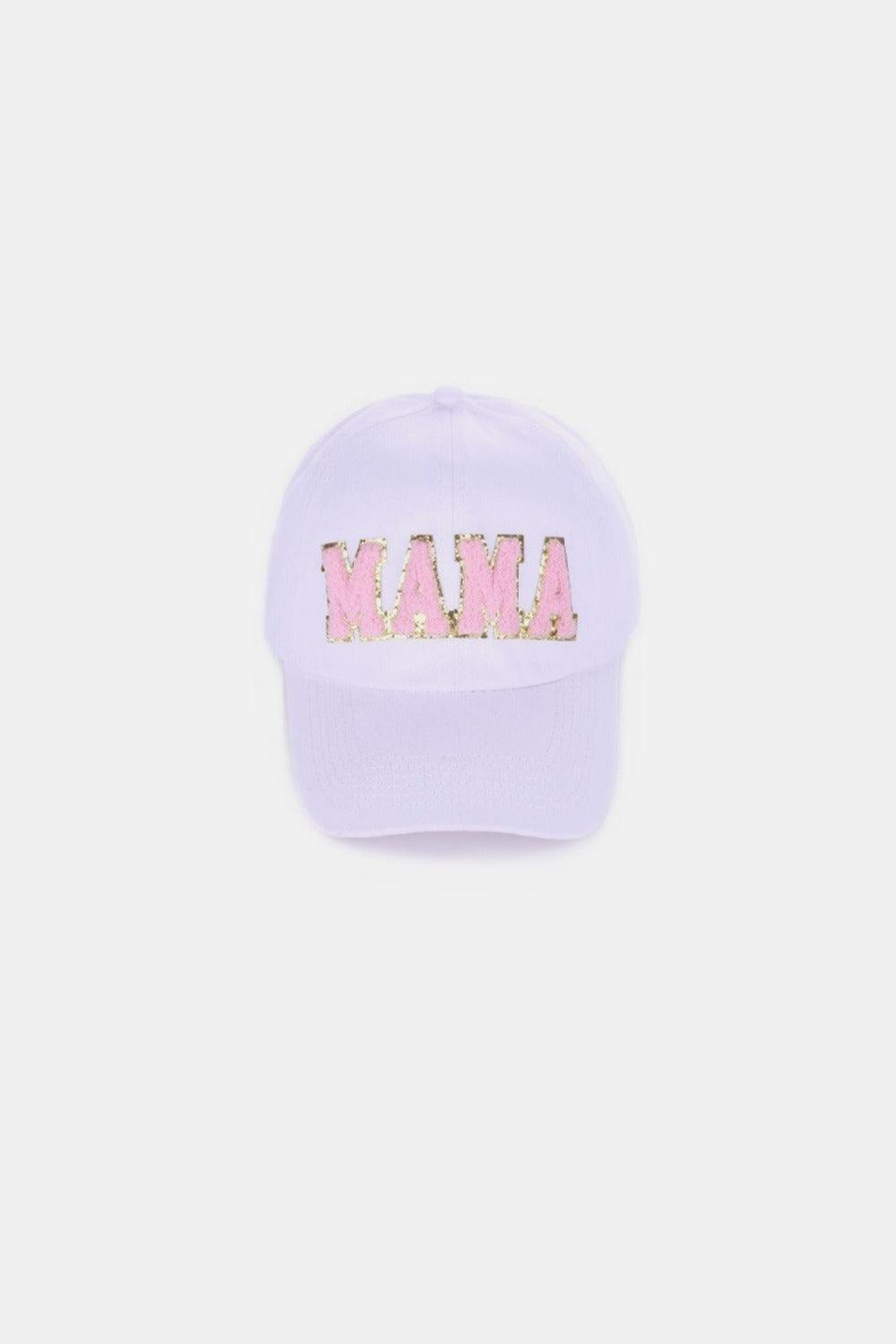 MAMA Chenille Patch Baseball Cap - Wildflower Hippies