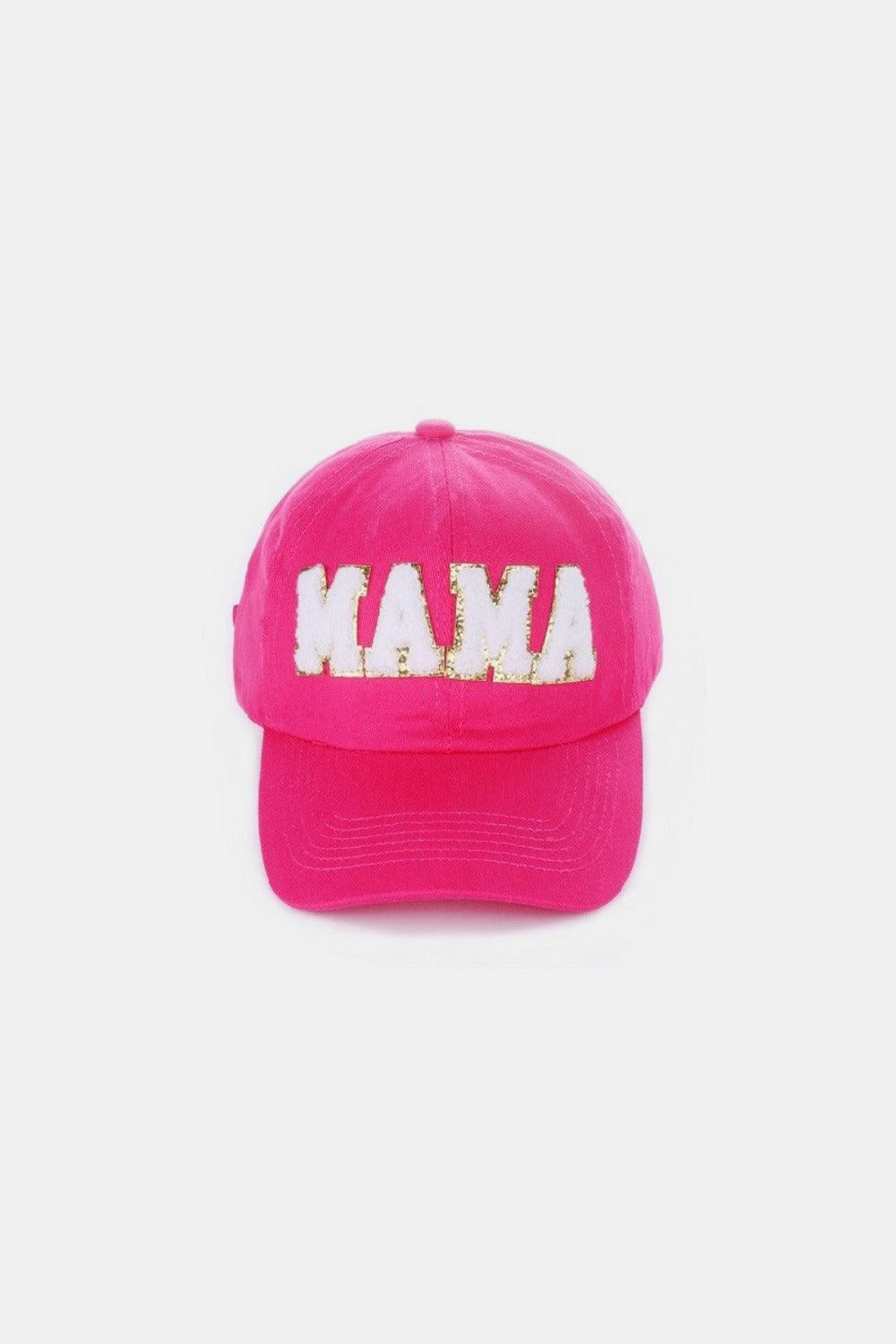 MAMA Chenille Patch Baseball Cap - Wildflower Hippies