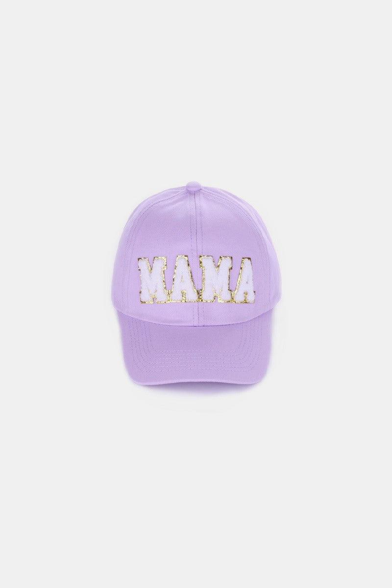 MAMA Chenille Patch Baseball Cap - Wildflower Hippies