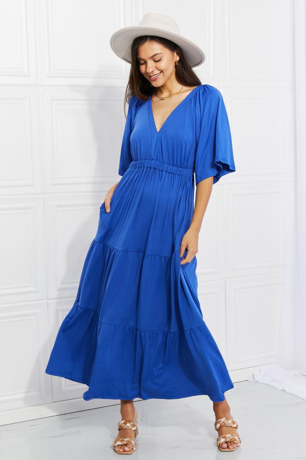 My Muse Flare Sleeve Tiered Maxi Dress - Wildflower Hippies