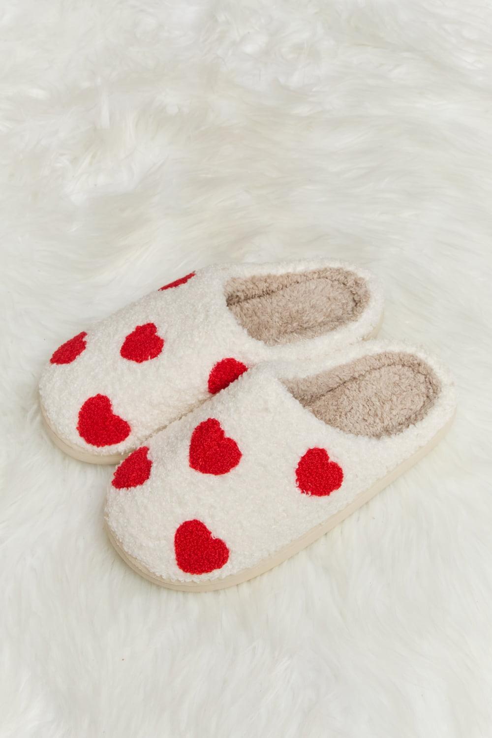 Printed Plush Slide Slippers - Wildflower Hippies