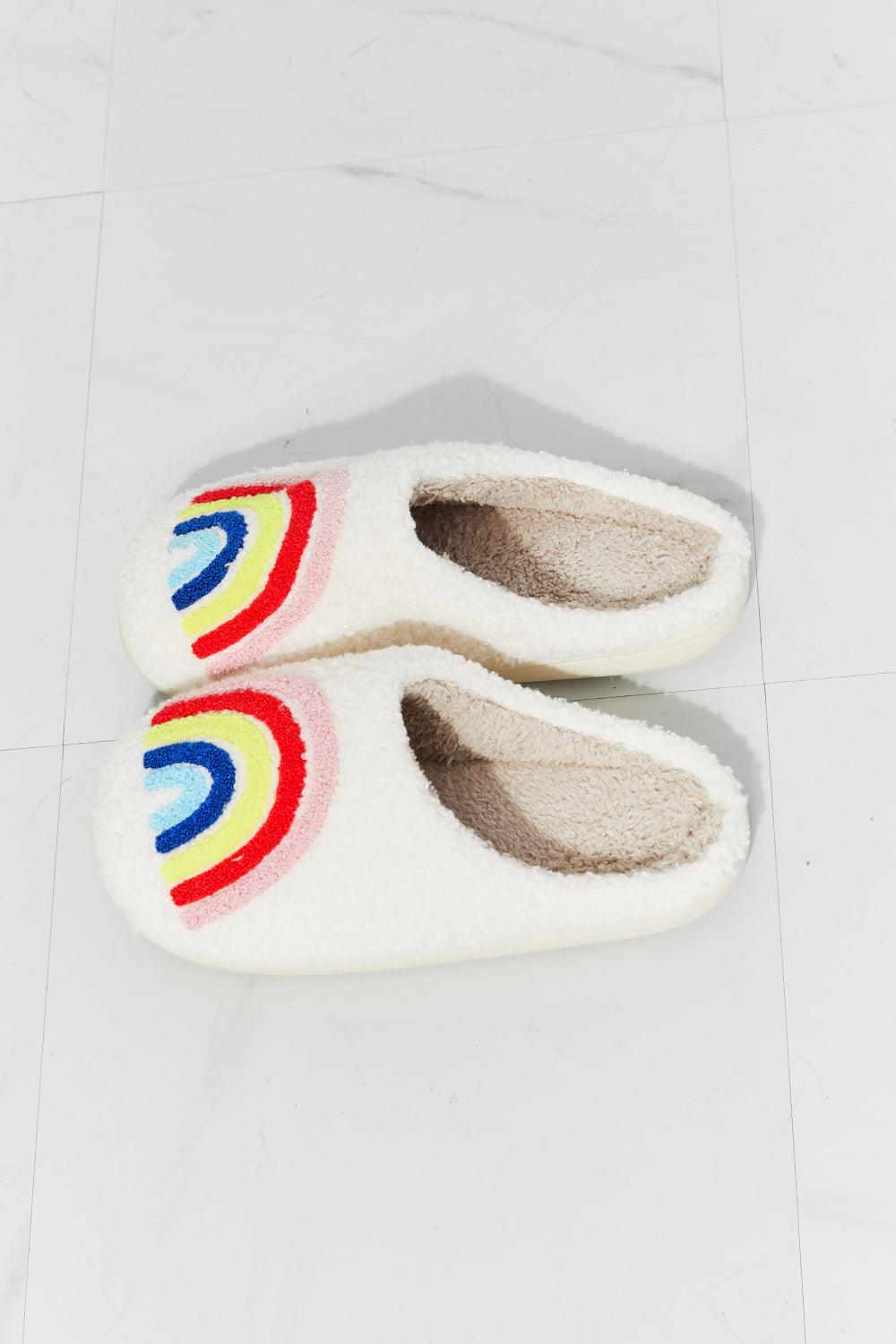 MMShoes Rainbow Plush Slipper - Wildflower Hippies