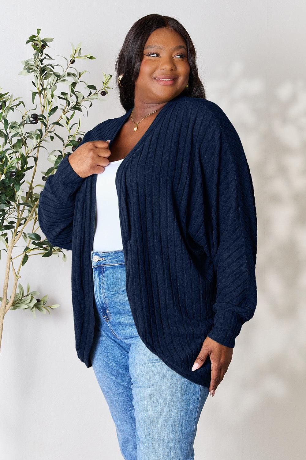 Ribbed Cocoon Cardigan S-3XL - Wildflower Hippies