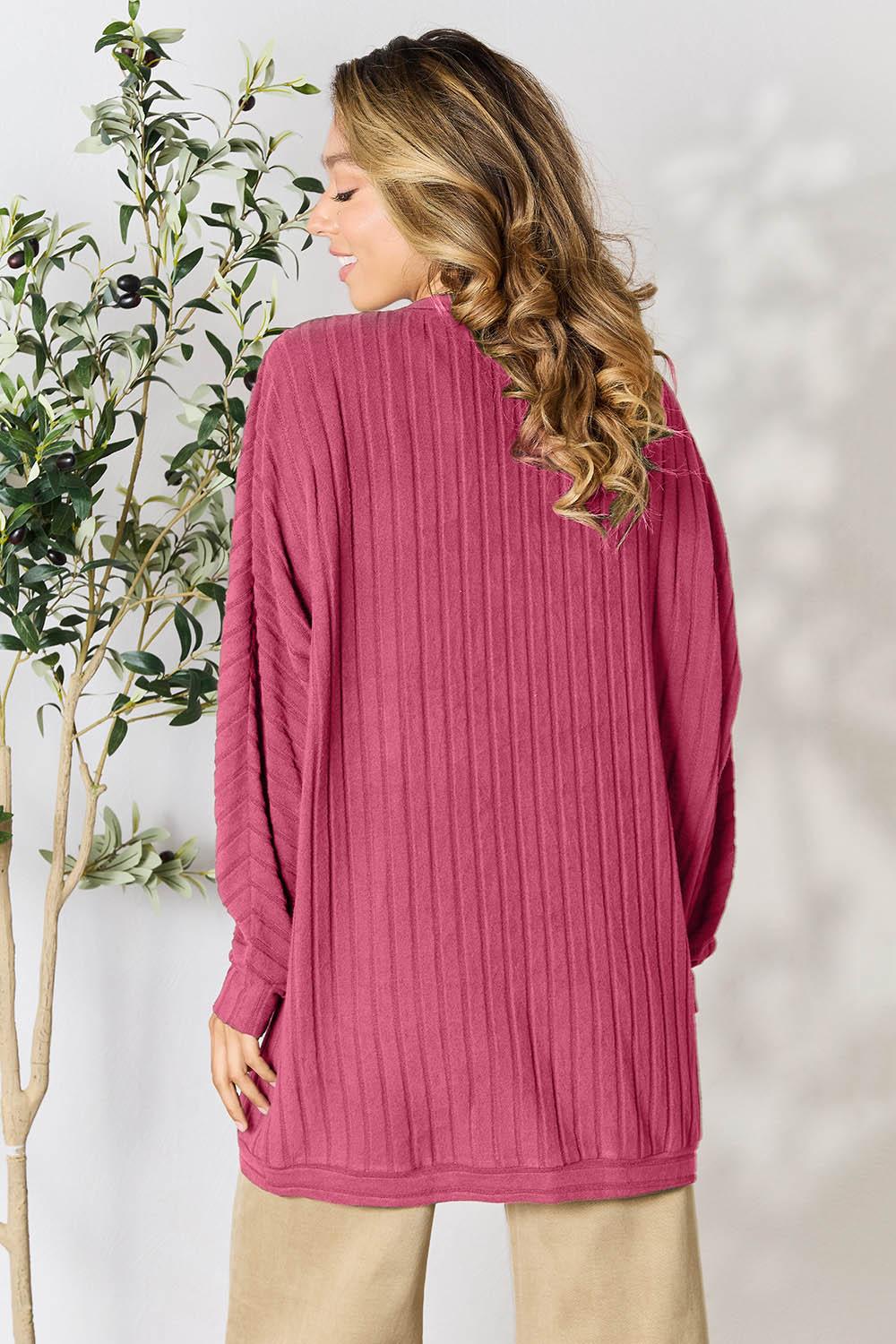 Ribbed Cocoon Cardigan S-3XL - Wildflower Hippies