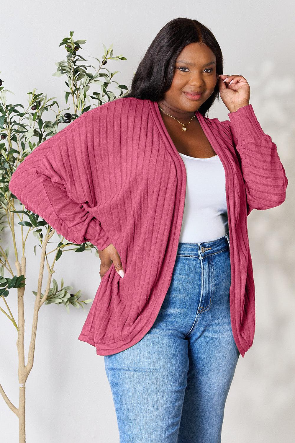 Ribbed Cocoon Cardigan S-3XL - Wildflower Hippies