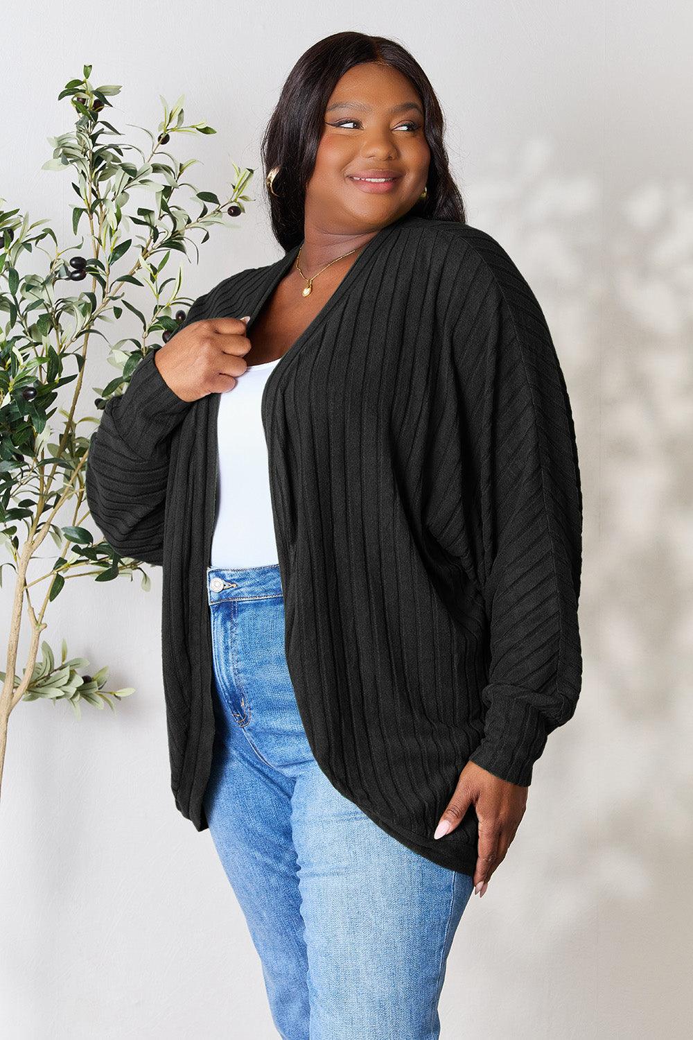 Ribbed Cocoon Cardigan S-3XL - Wildflower Hippies