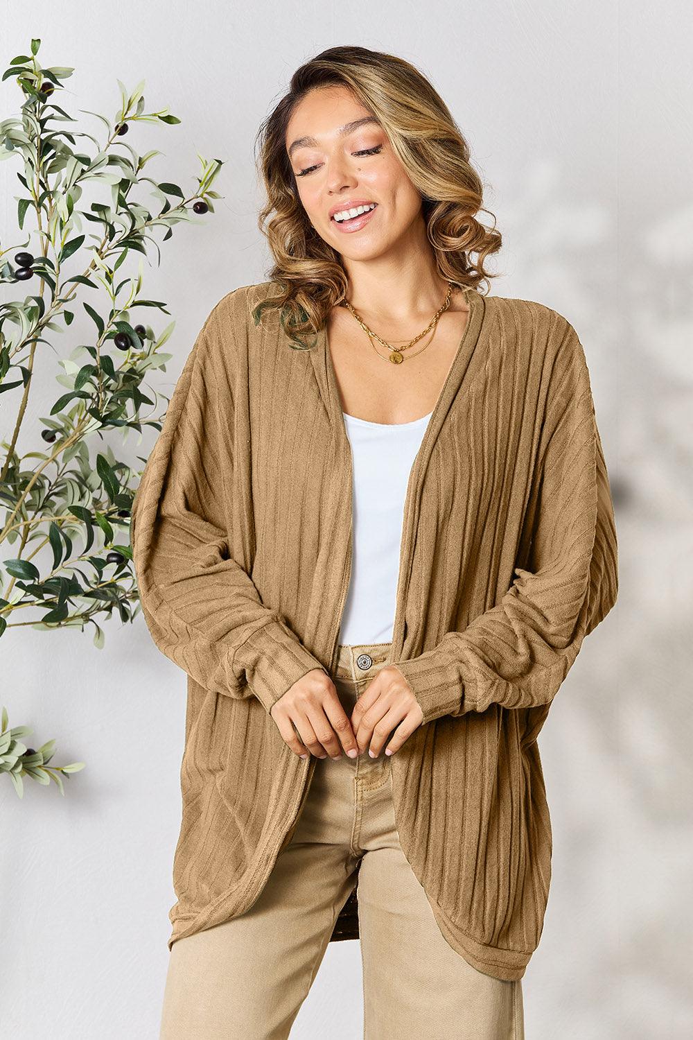 Ribbed Cocoon Cardigan S-3XL - Wildflower Hippies