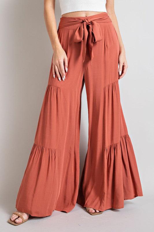 Tiered Wide Pants - Wildflower Hippies