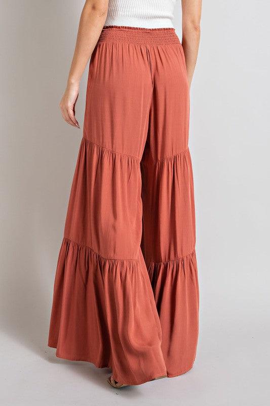 Tiered Wide Pants - Wildflower Hippies