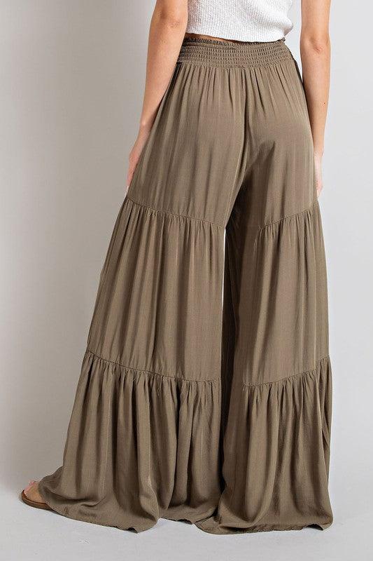 Tiered Wide Pants - Wildflower Hippies