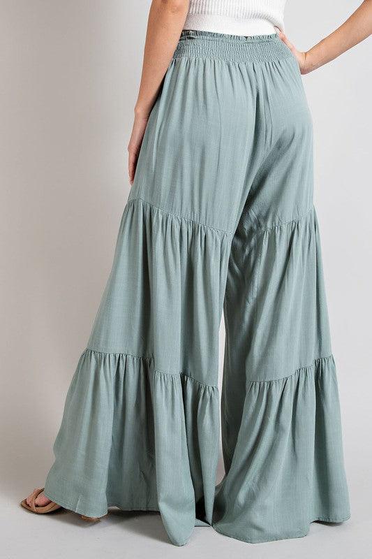 Tiered Wide Pants - Wildflower Hippies