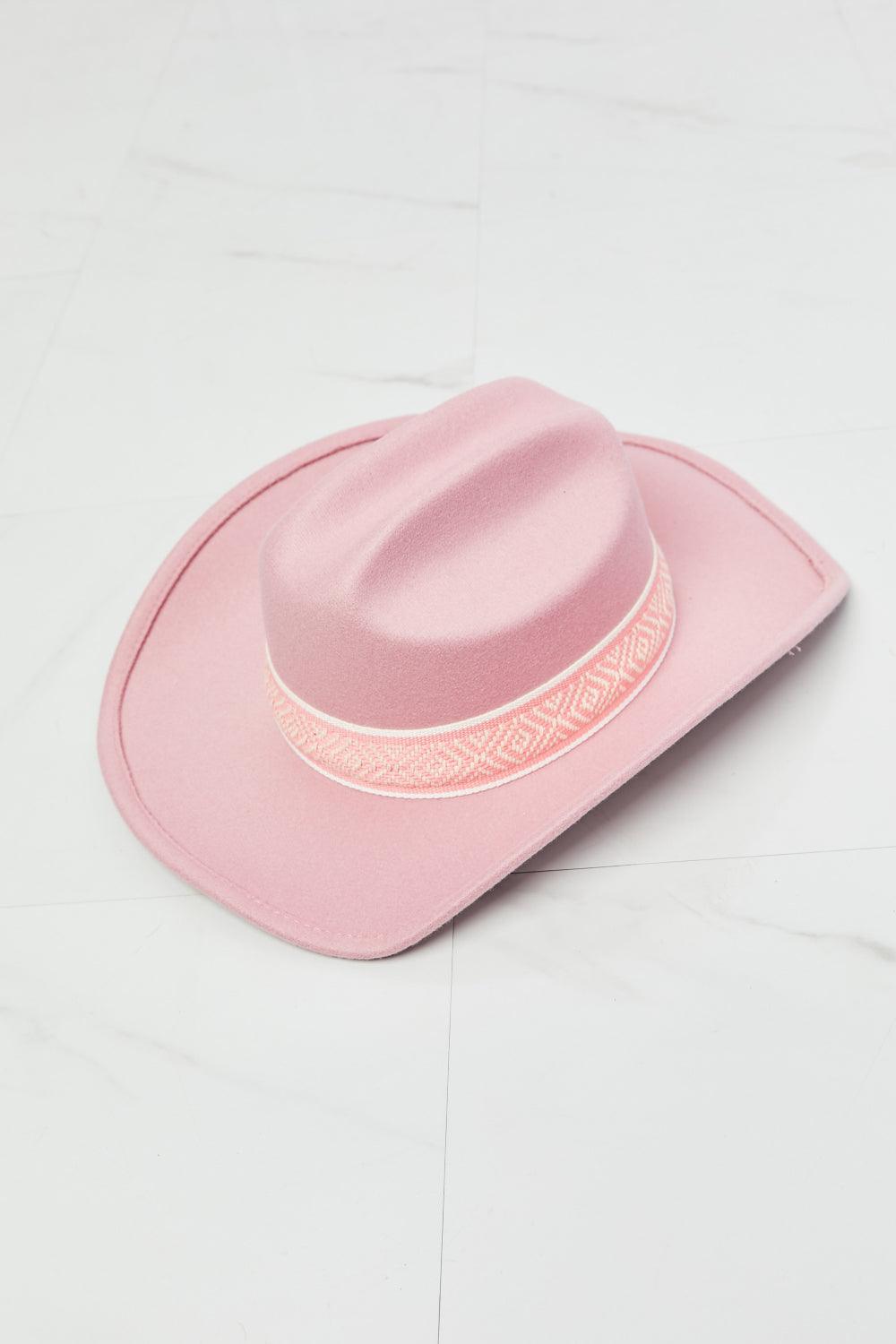 Western Cutie Cowboy Hat in Pink - Wildflower Hippies