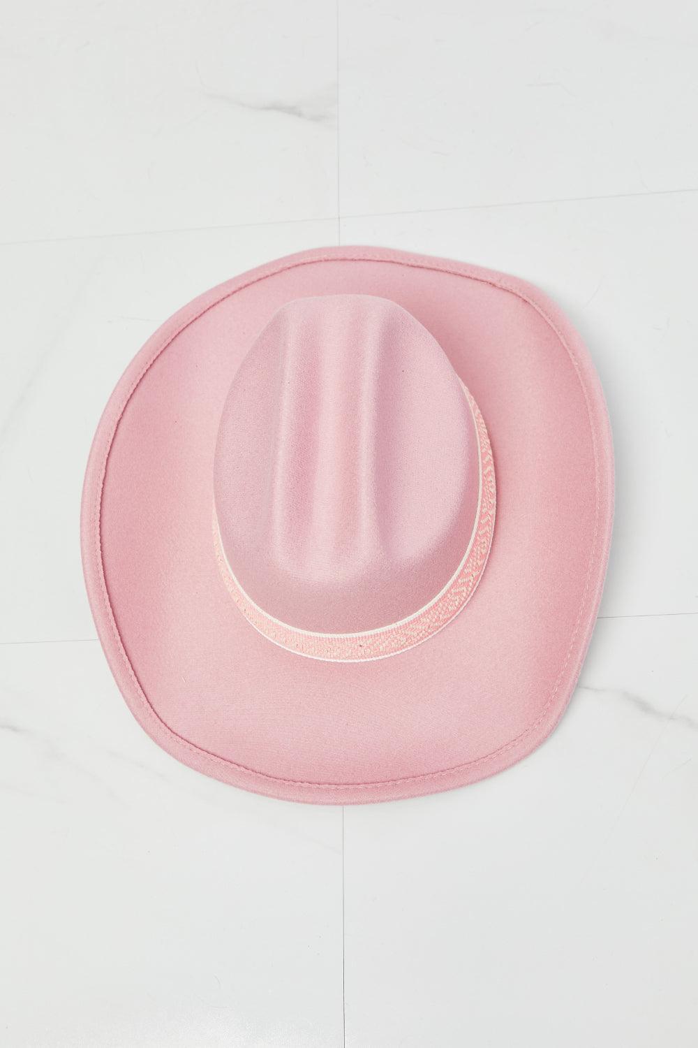 Western Cutie Cowboy Hat in Pink - Wildflower Hippies