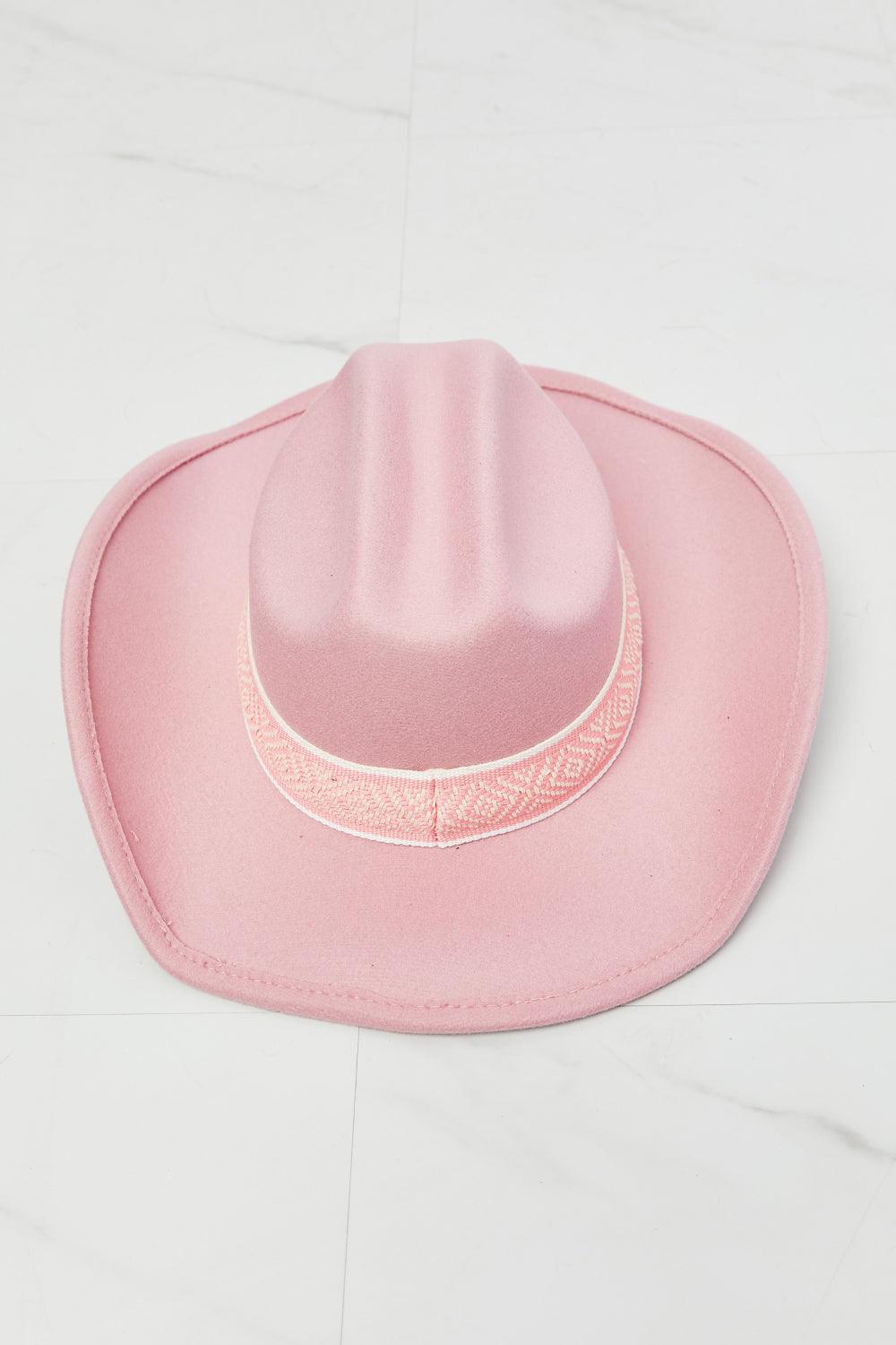 Western Cutie Cowboy Hat in Pink - Wildflower Hippies