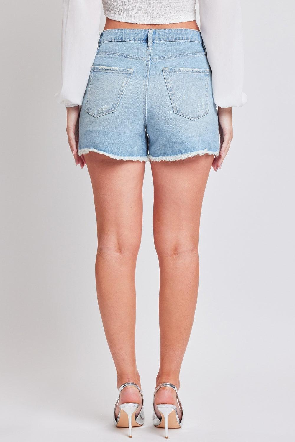 YMI Jeanswear Distressed Frayed Hem Denim Shorts - Wildflower Hippies