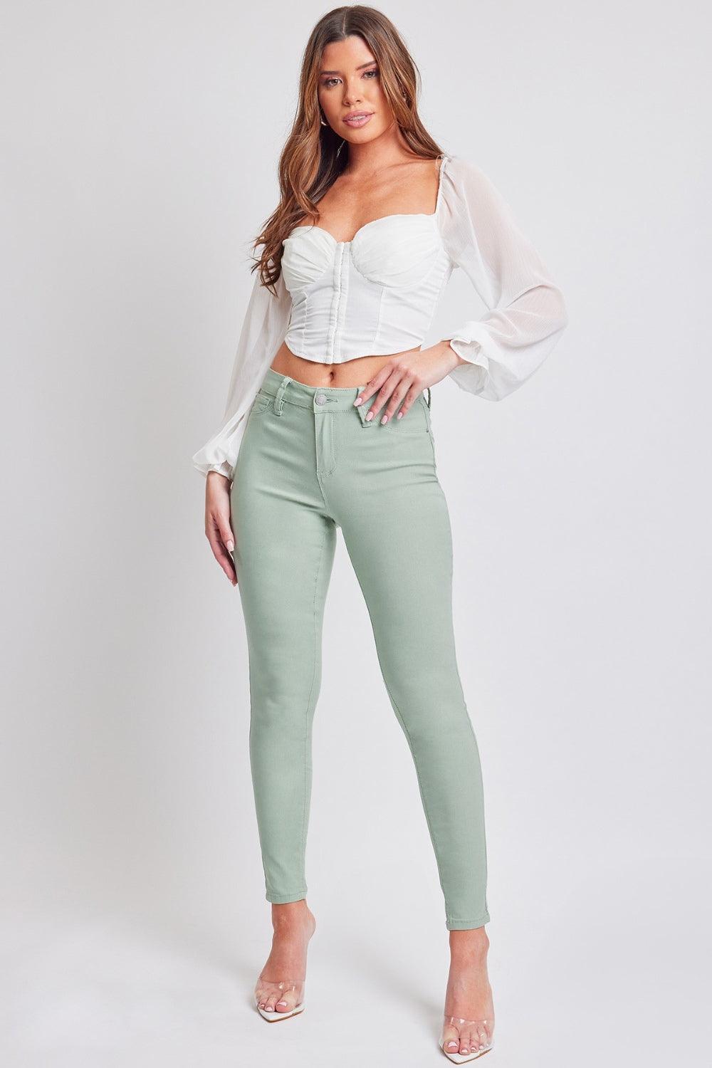 YMI Jeanswear Hyperstretch Mid-Rise Skinny Jeans - Wildflower Hippies