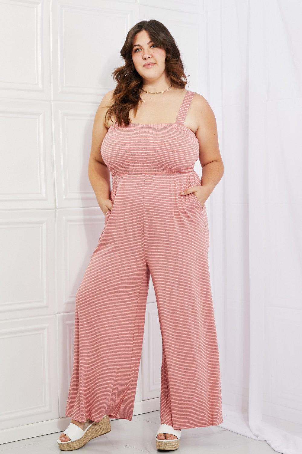 Only Exception Striped Jumpsuit - Wildflower Hippies