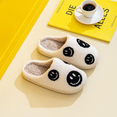 Melody Smiley Face Slippers - Wildflower Hippies