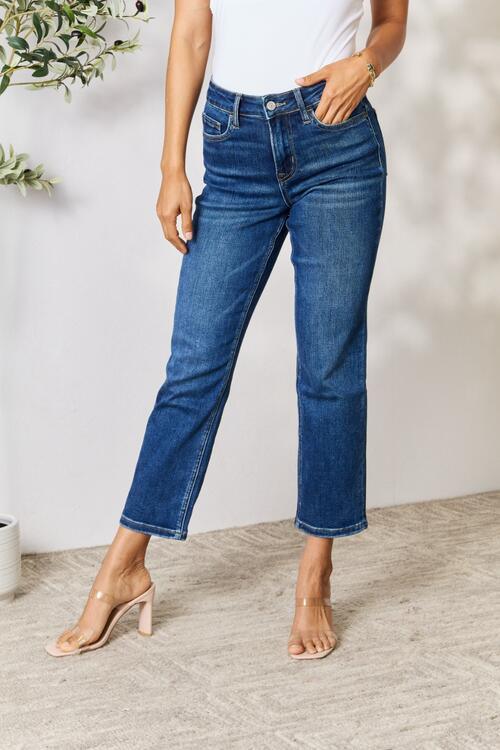 BAYEAS Cropped Straight Jeans - Wildflower Hippies