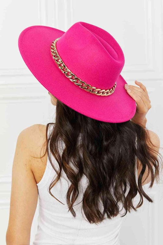 Fame Keep Your Promise Fedora Hat in Pink - Wildflower Hippies