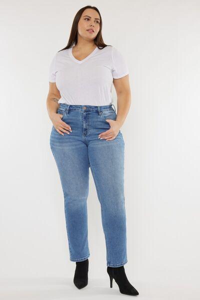 Kancan Full Size Cat's Whiskers High Waist Jeans - Wildflower Hippies