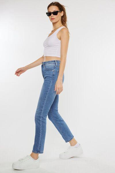 Kancan Full Size Cat's Whiskers High Waist Jeans - Wildflower Hippies