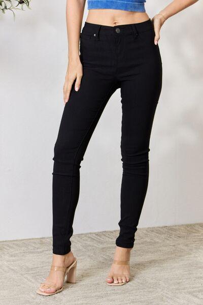 YMI Jeanswear Hyperstretch Mid-Rise Skinny Jeans - Wildflower Hippies