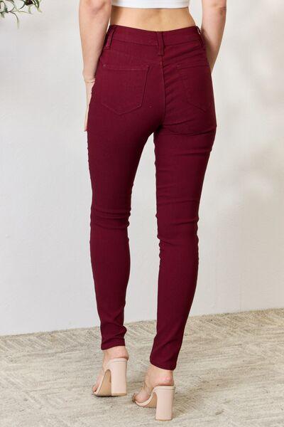 YMI Jeanswear Hyperstretch Mid-Rise Skinny Jeans - Wildflower Hippies